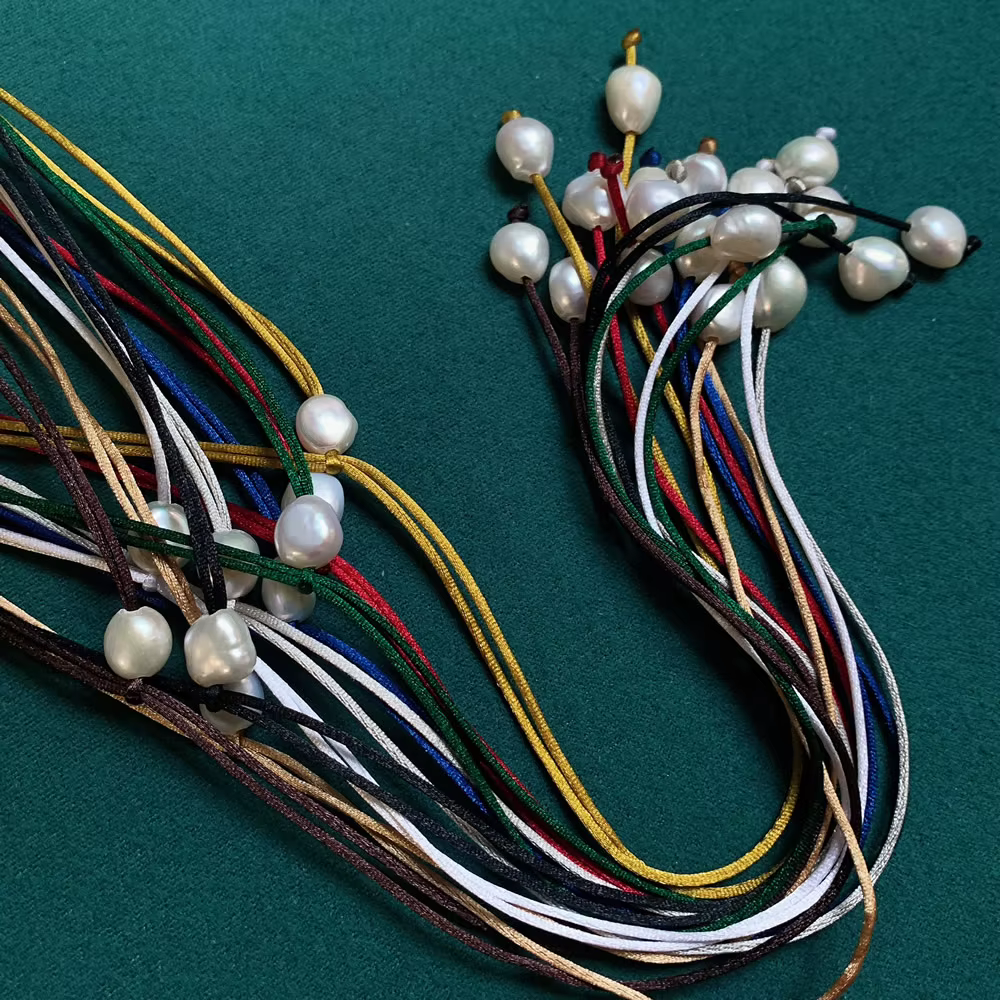 Collier de Perles d'Eau Douce Naturelles