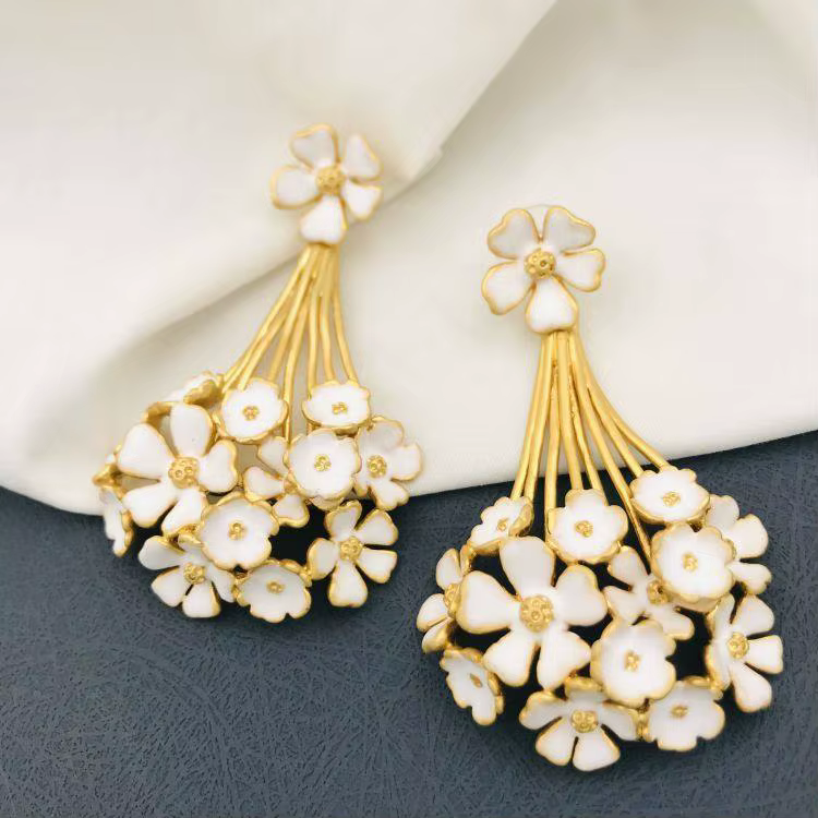 Boucles d'oreilles uniques de style européen et américain