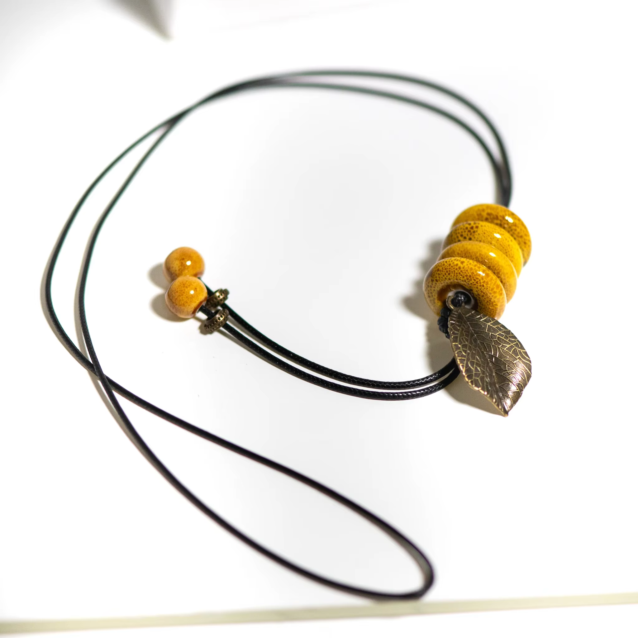Miredo bijoux en gros mode pendentif en céramique artware collier livraison directe 2X105