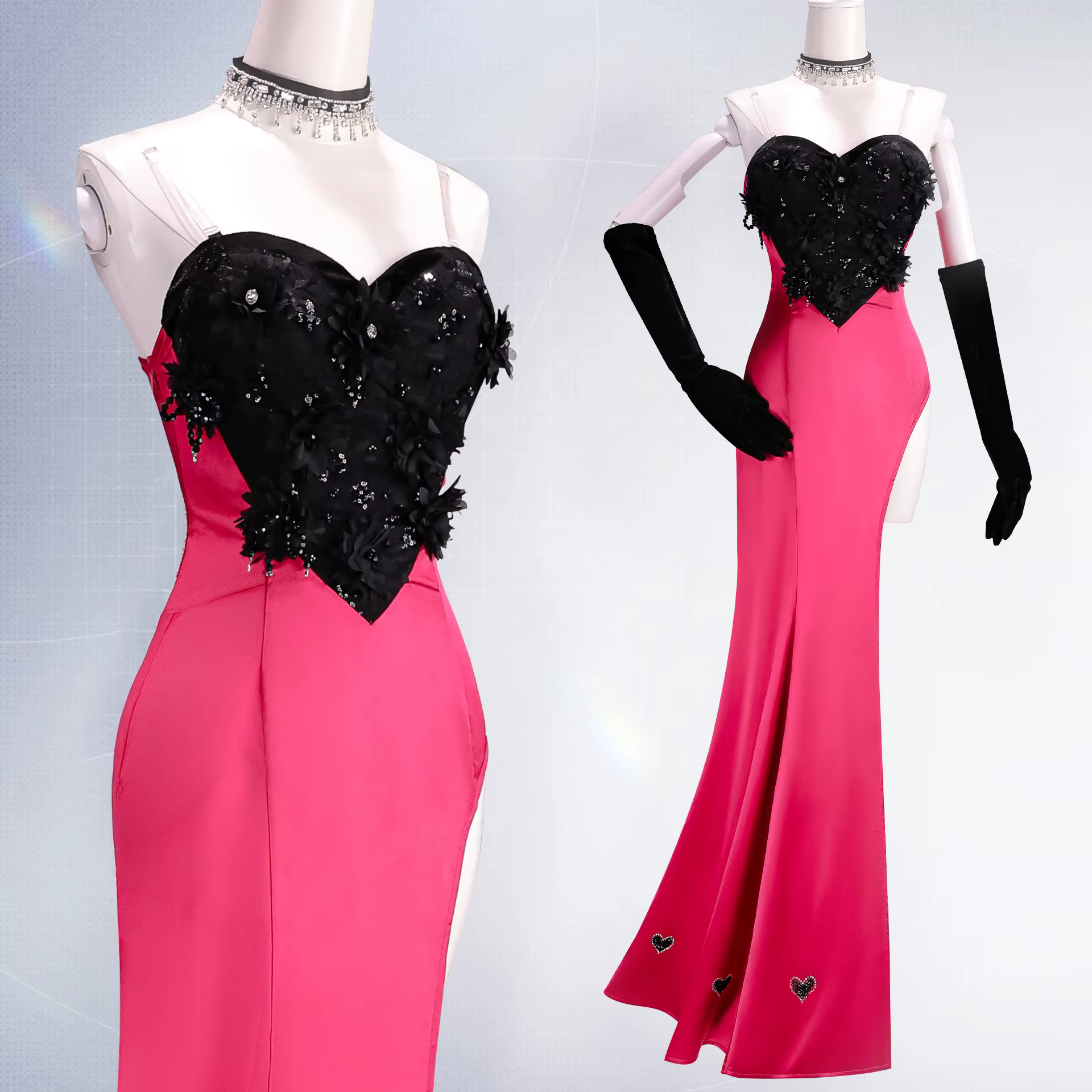 Costume de cosplay Angel Dust d'Hazbin Hotel