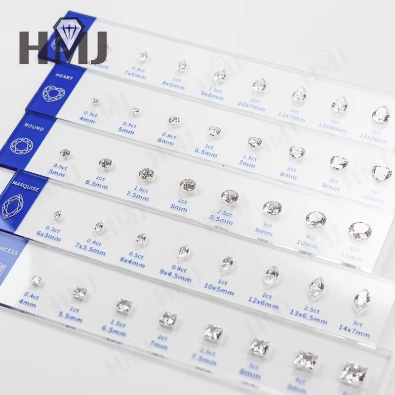 Réglage des bijoux pierres précieuses taille diamant Carat bague Sizer testeur outils de guidage comparaison