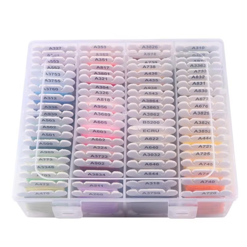 Kit de broderie, ensemble de fils comprenant 150 couleurs