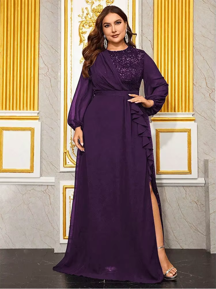 Robe de soirée grande taille en liquidation 4XL 5XL