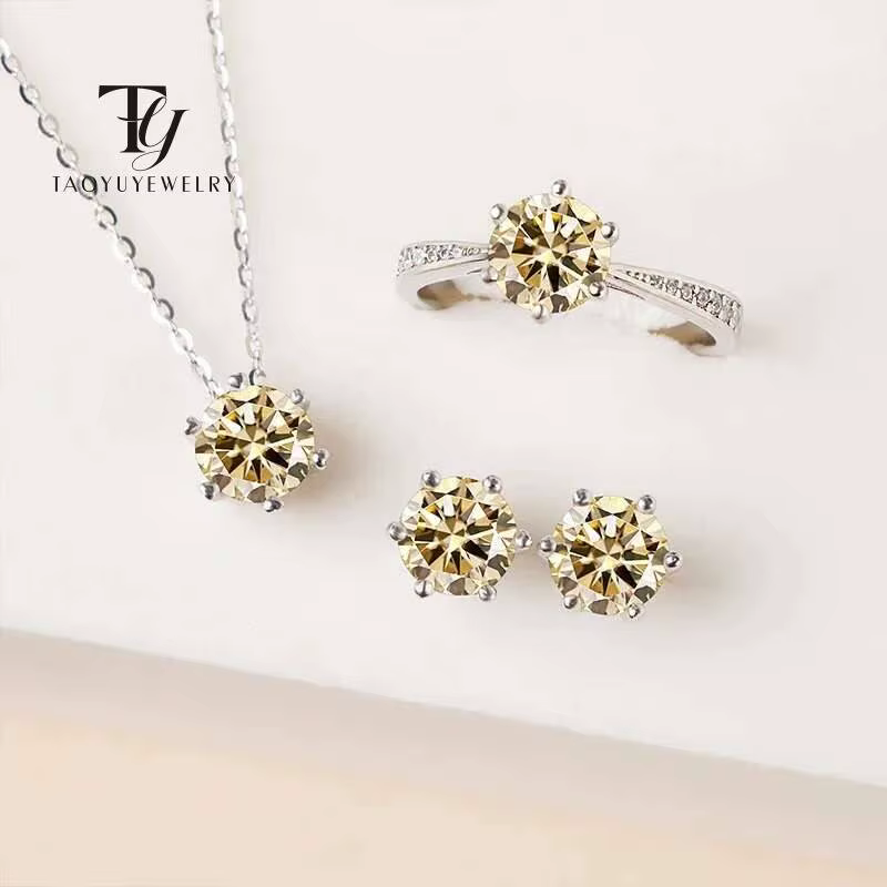 Ensemble de bijoux en argent regardé 925 pour femmes