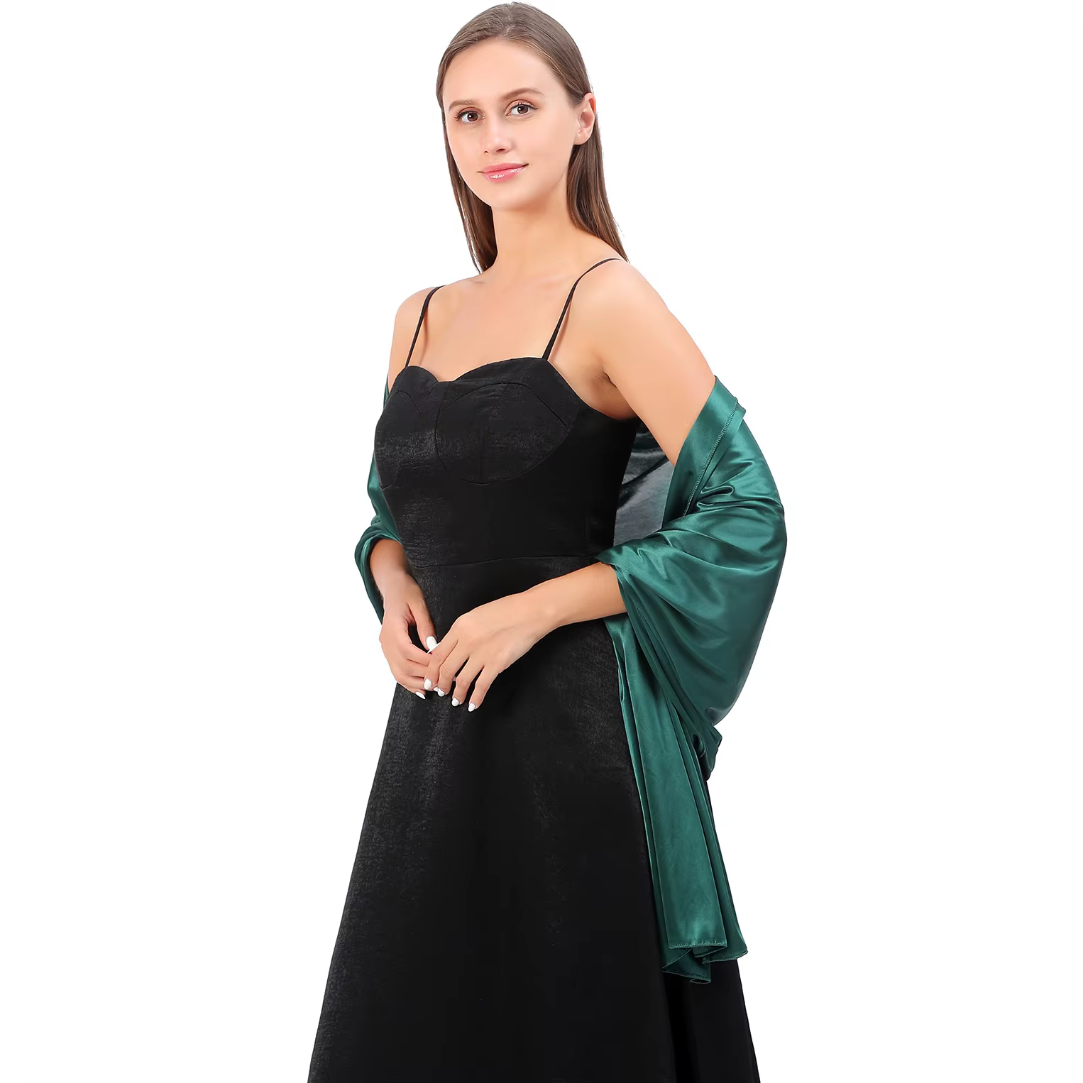 Robe de Soirée Élégante et Soyeuse pour Femme