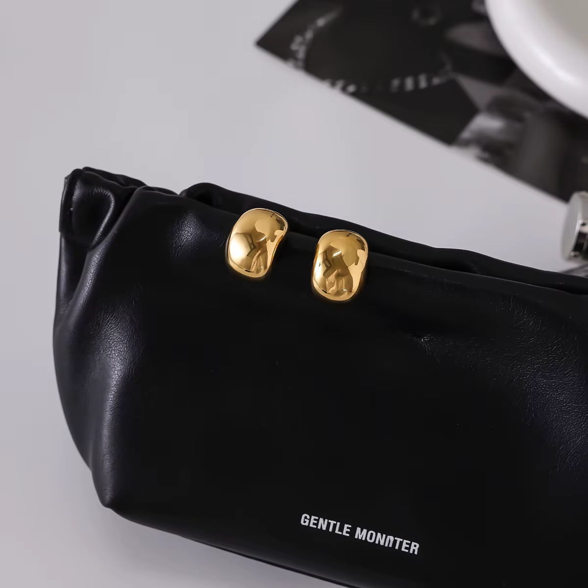 Yori exquis lisse C cerceau boucles d'oreilles pour femmes couleur or mode charme hypoallergénique Bijoux cadeau