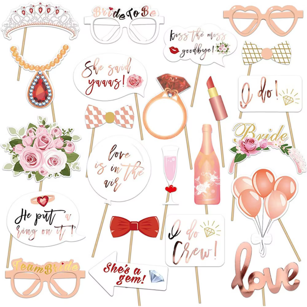 Ensemble de 10/20/23 pièces pour future mariée