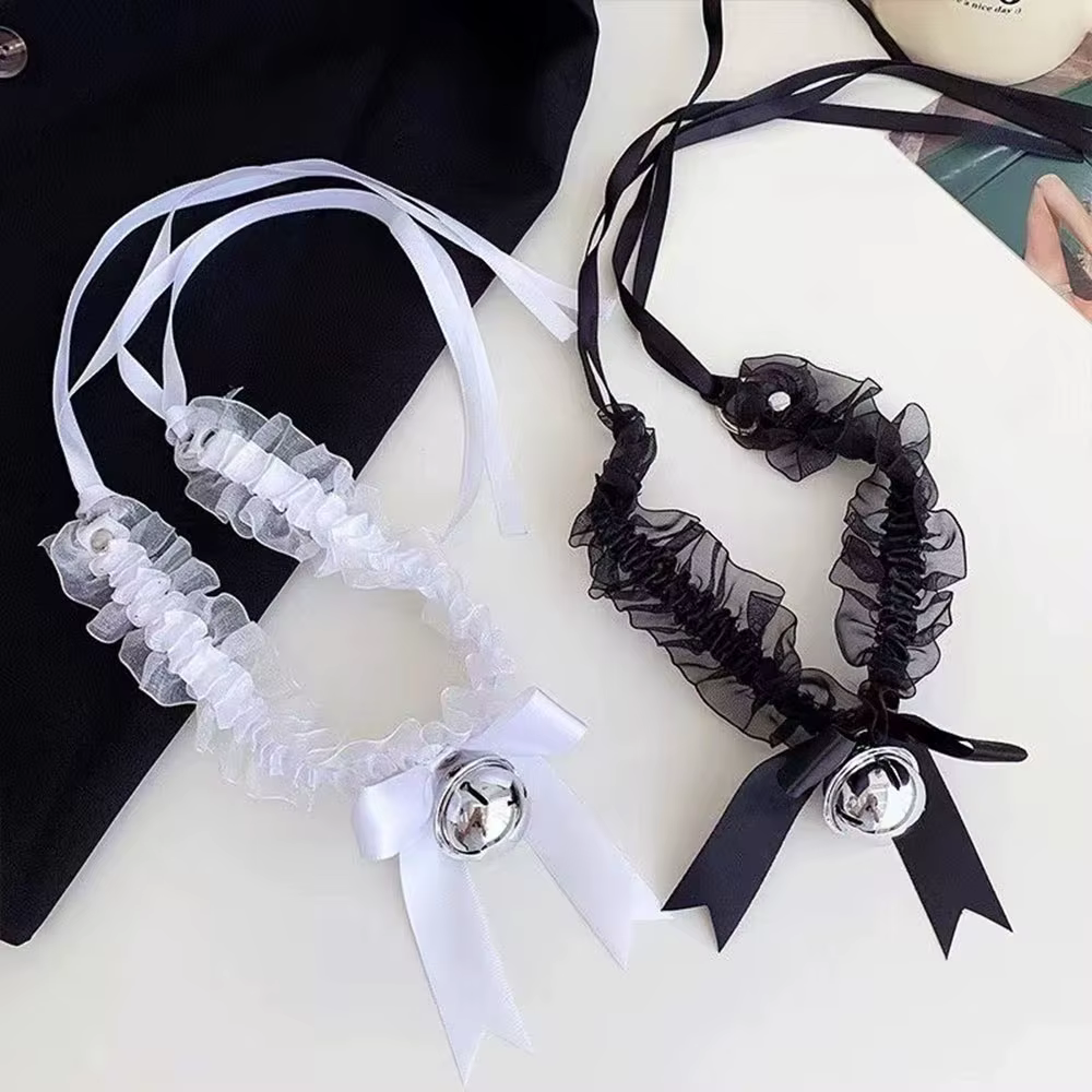 Collier gothique en velours pour fille