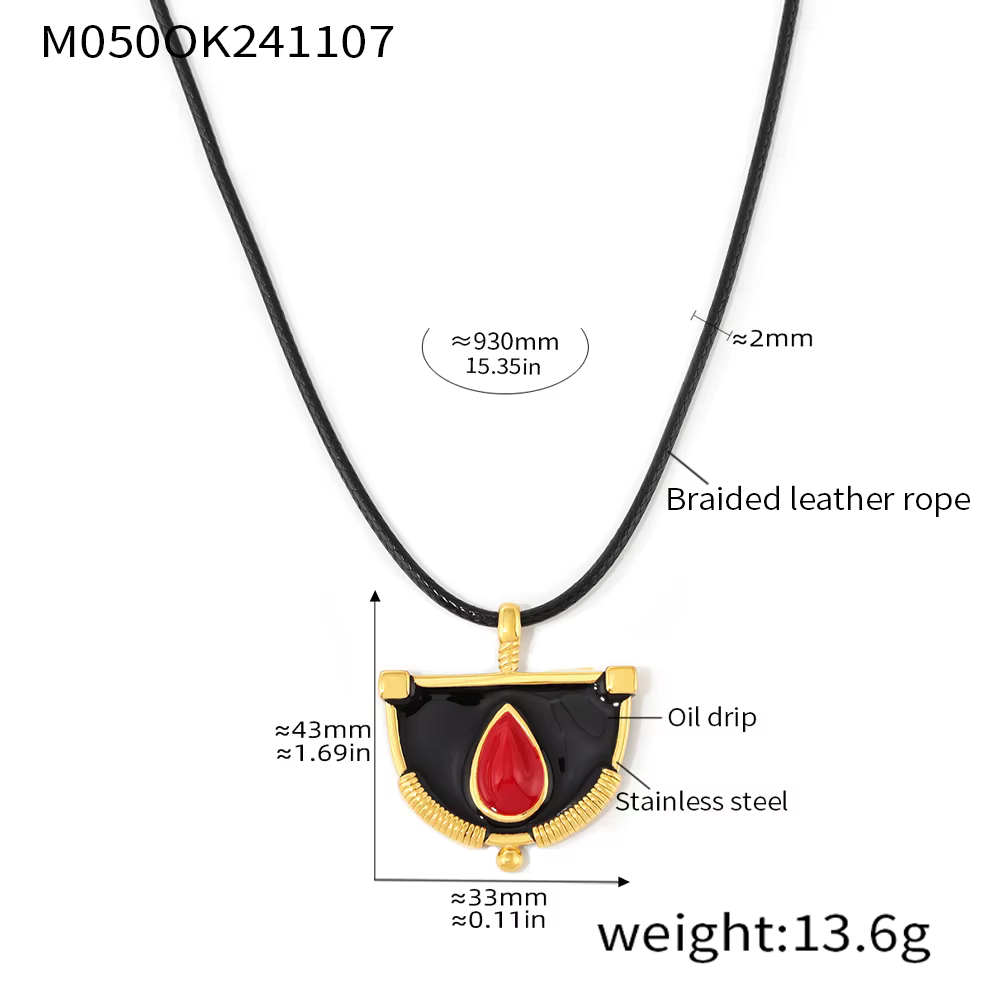 Collier en acier inoxydable pour femmes