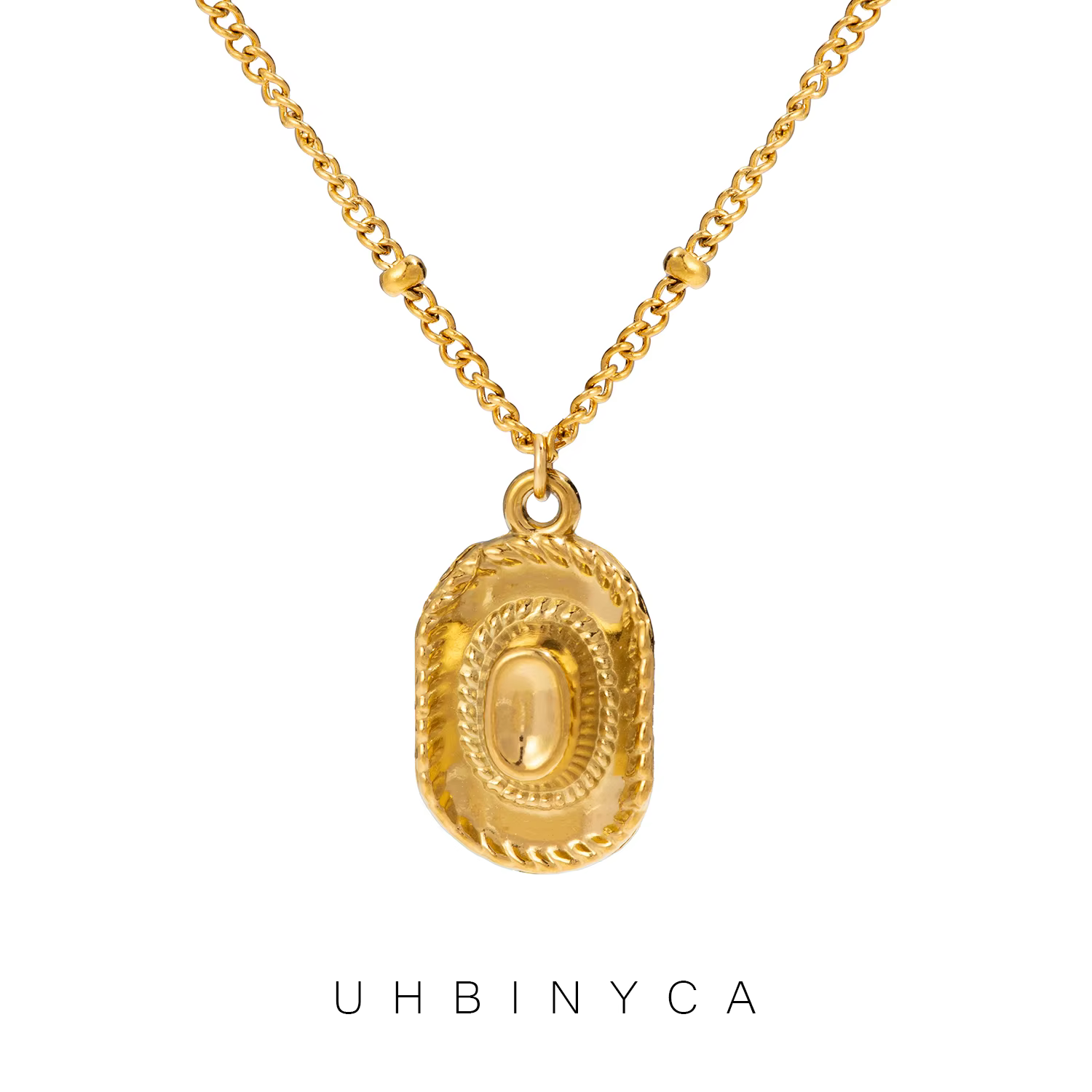 Collier pendentif chapeau de cowboy pour femmes