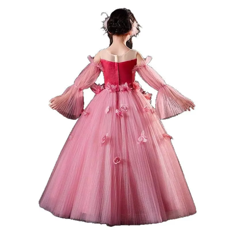 Robe de princesse rose pour filles