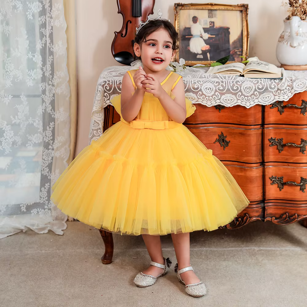 Robe Éducative en Tulle pour Bébé Fille