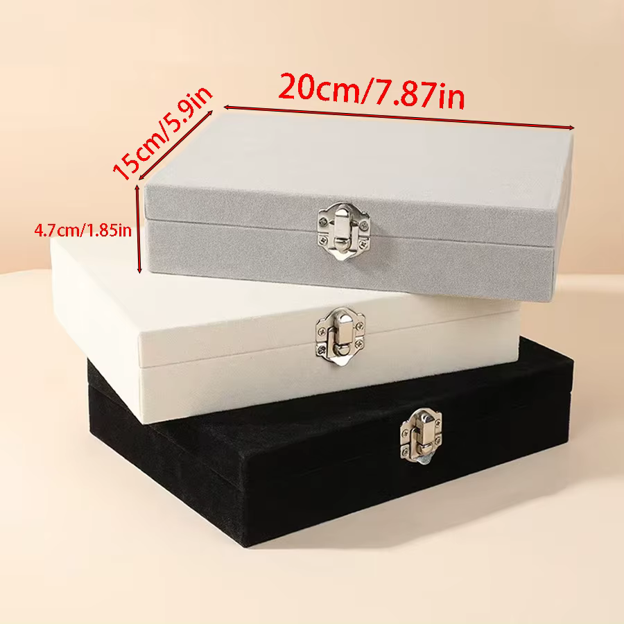 1 boîte de rangement pour bijoux de voyage de petite taille