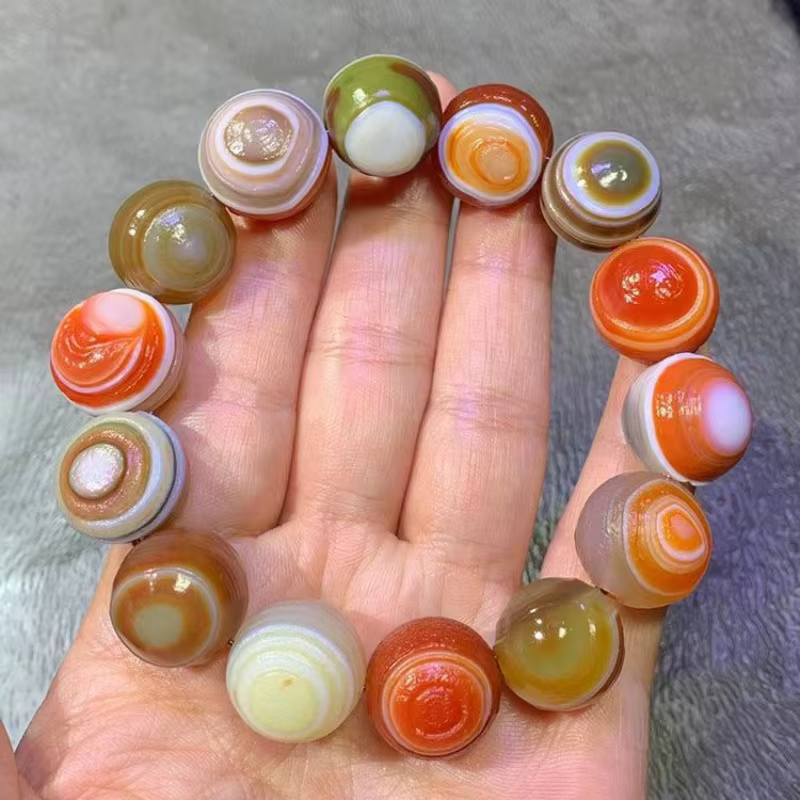 Nouveau bracelet Alxa naturel, bracelet de style ethnique exquis et à la mode.