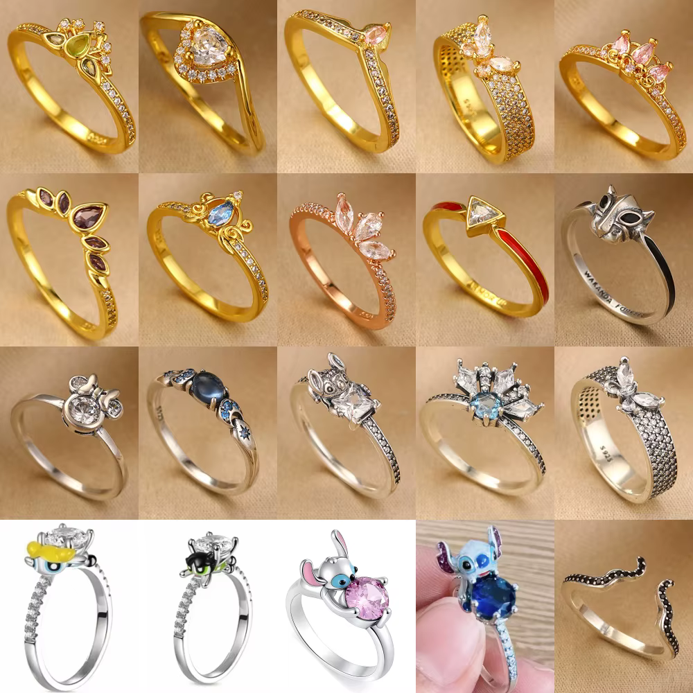 Bague luxueuse en argent 925