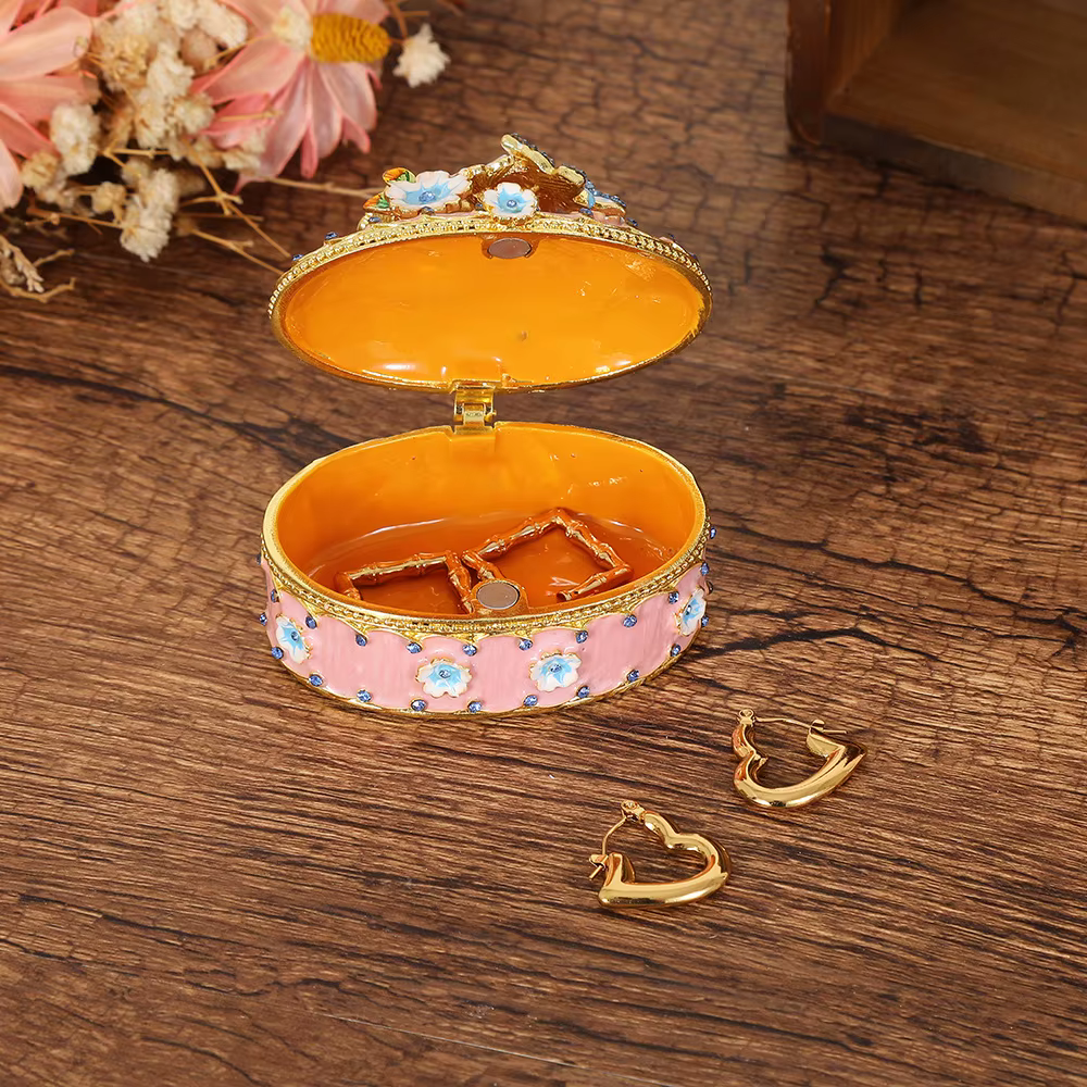 Boîte à bijoux en céramique