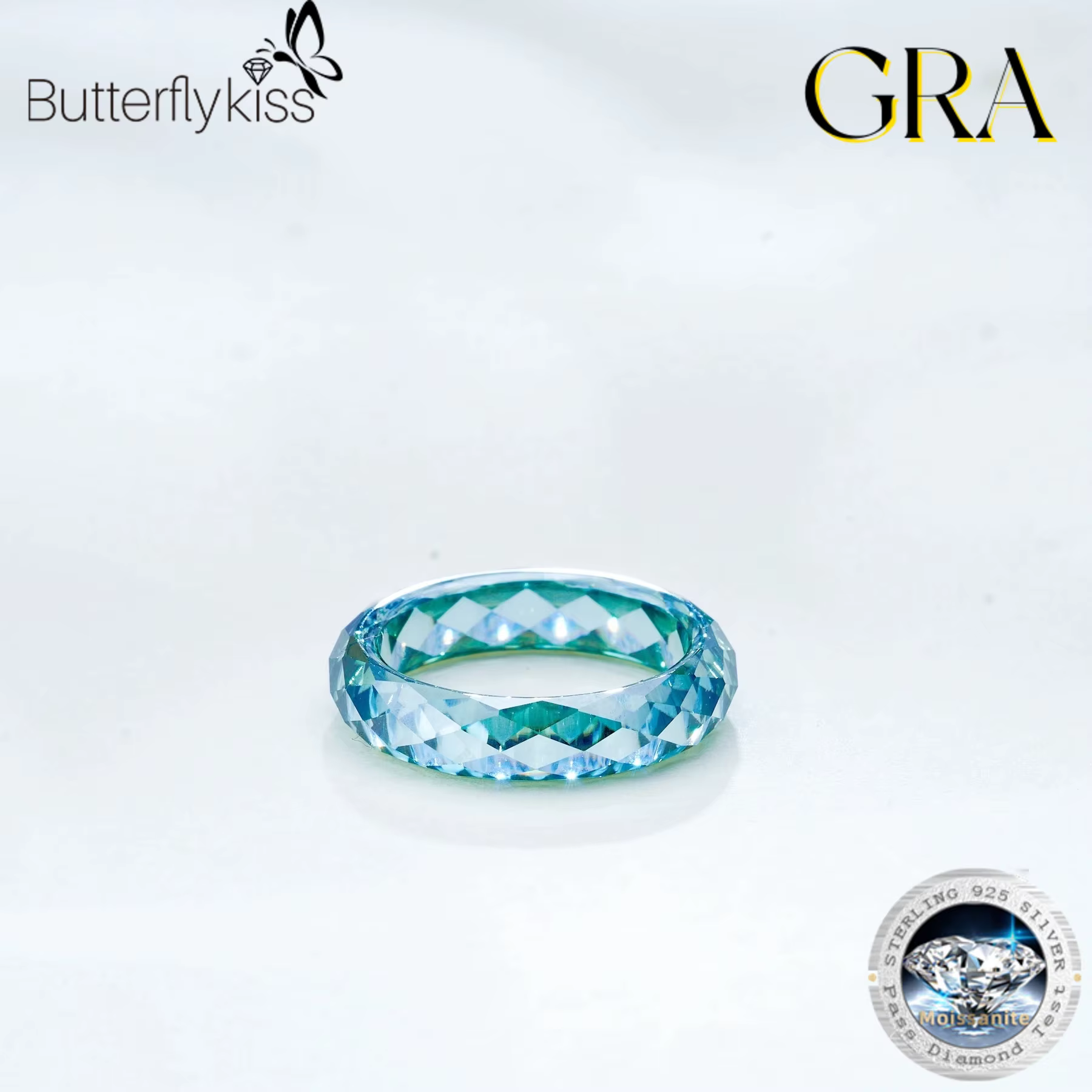 Butterflykiss 100% Moissanite diamant bague proposition fiançailles mariage anniversaire cadeau de luxe de haute qualité Rare bijoux cadeaux
