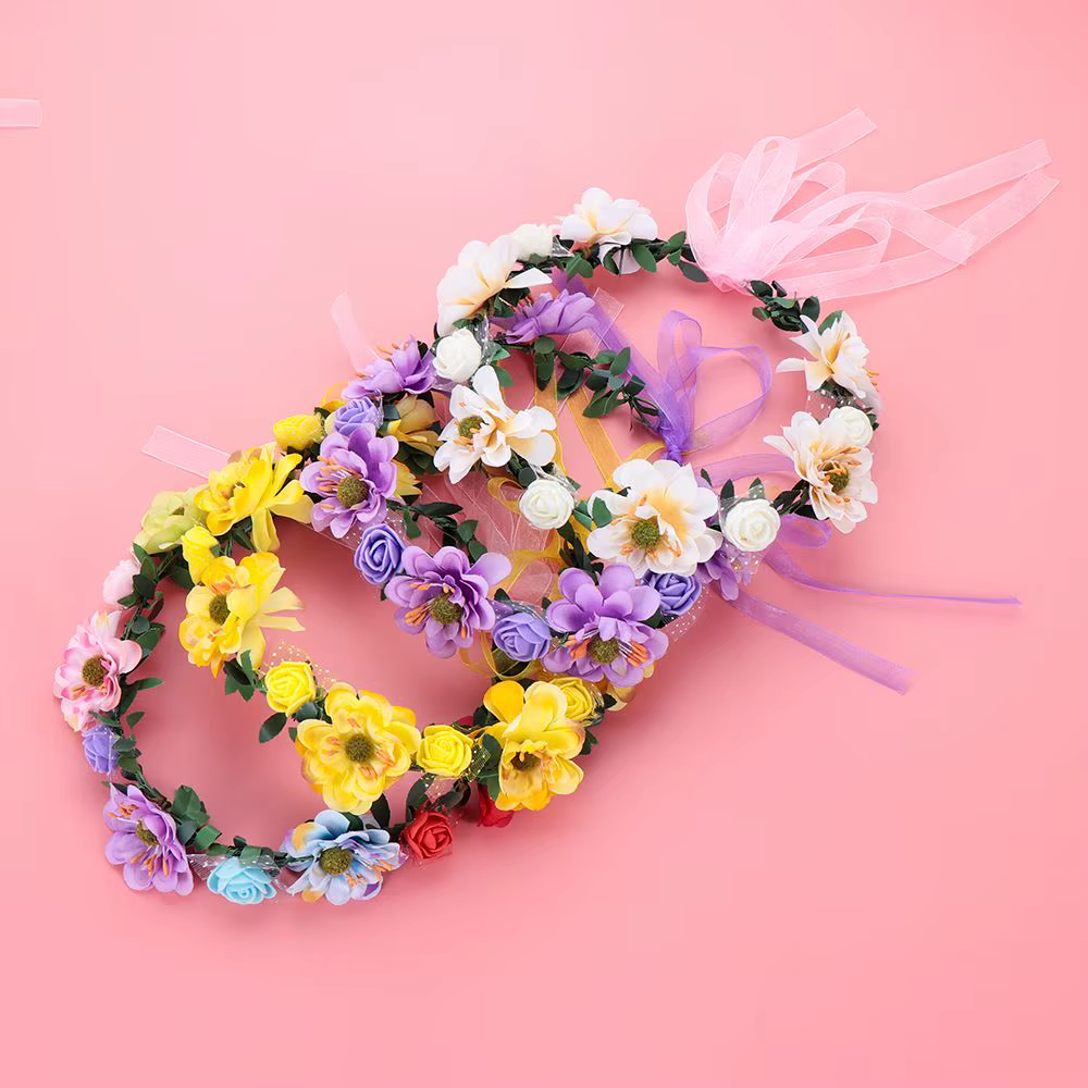 Bandes de Feuilles de Fleurs pour Femmes