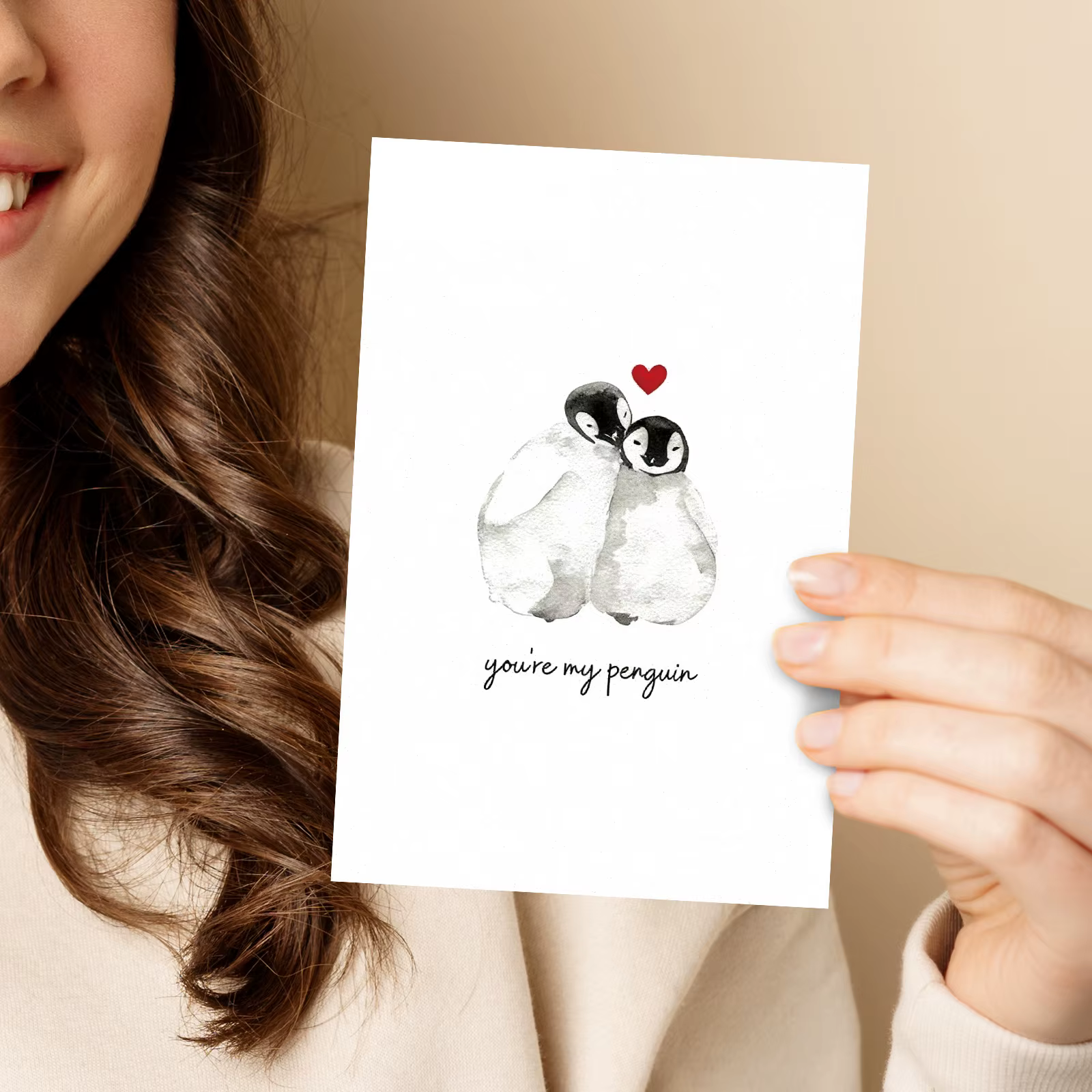 Carte de vœux pour couple