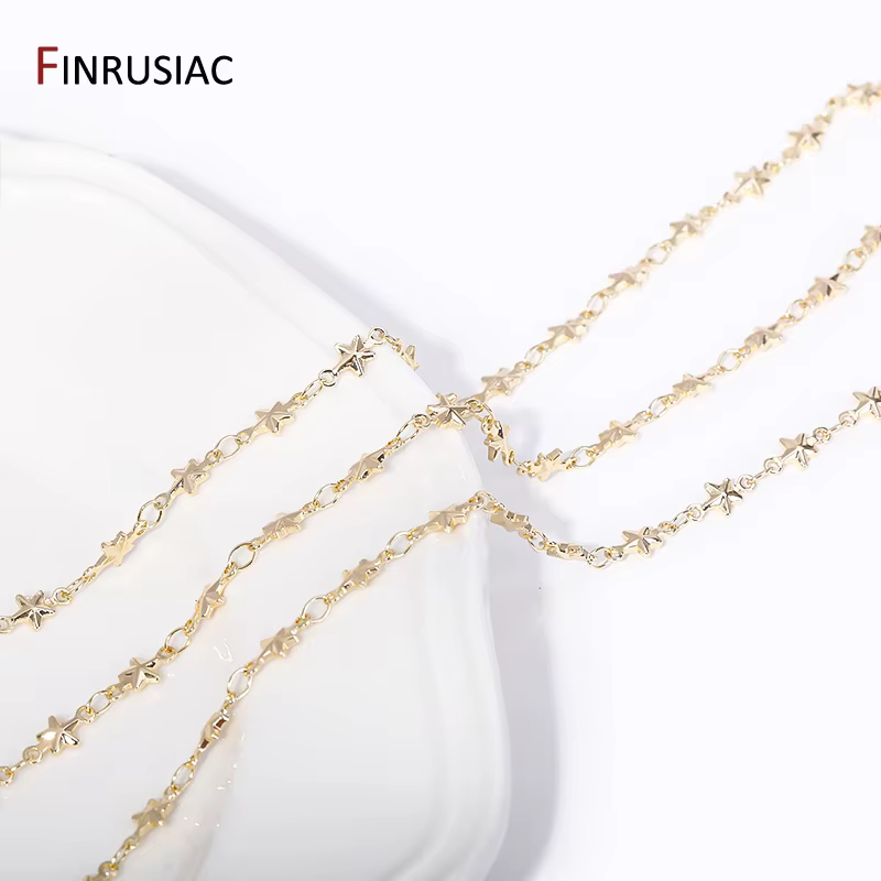 Bijoux étoile brillante plaquée or 14 carats