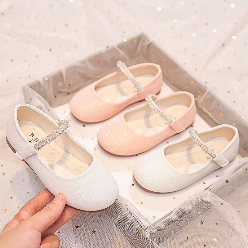 Filles Mary Janes chaussures pour fête mariage enfants princesse