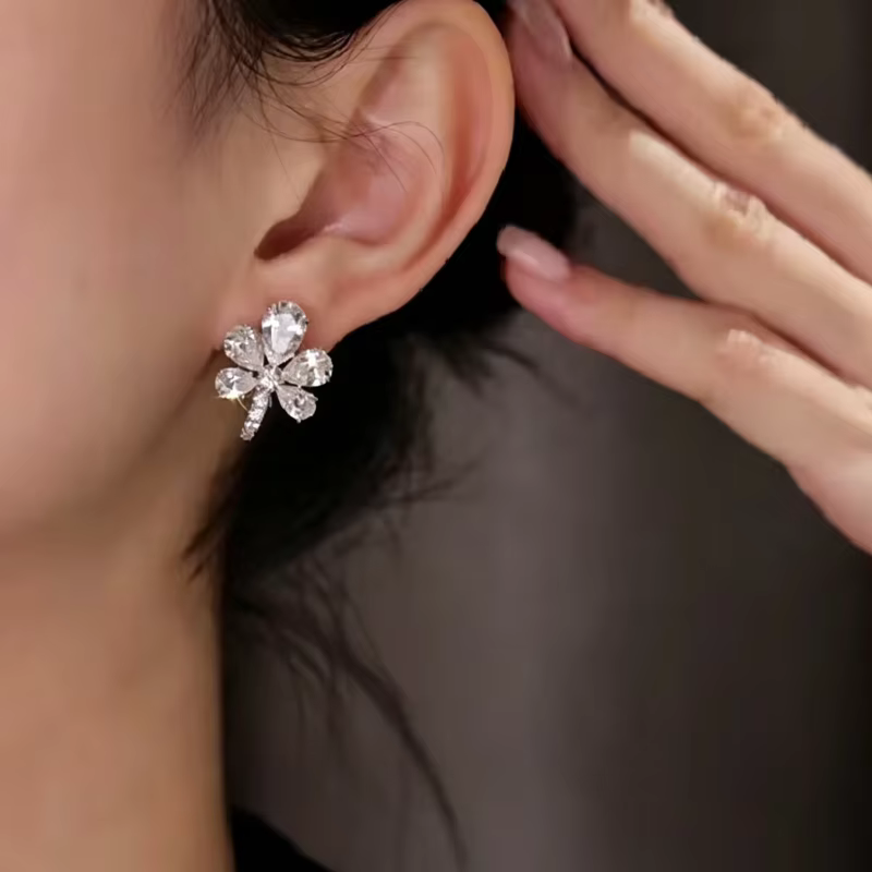 BELLUX – boucles d'oreilles élégantes en argent 925