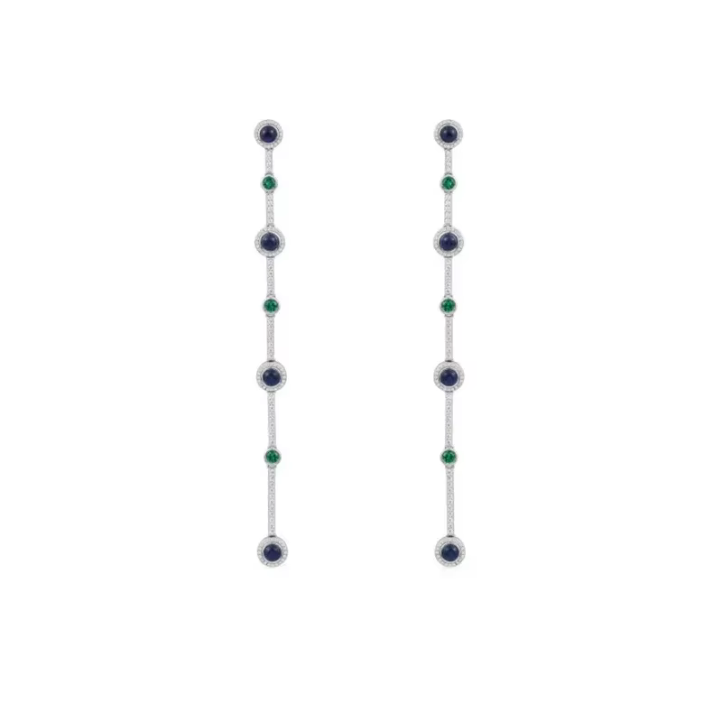 LI KI – boucles d'oreilles en argent Sterling 925 de haute qualité