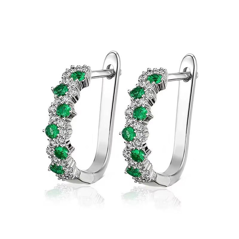 Huitan – boucles d'oreilles créoles délicates pour femmes