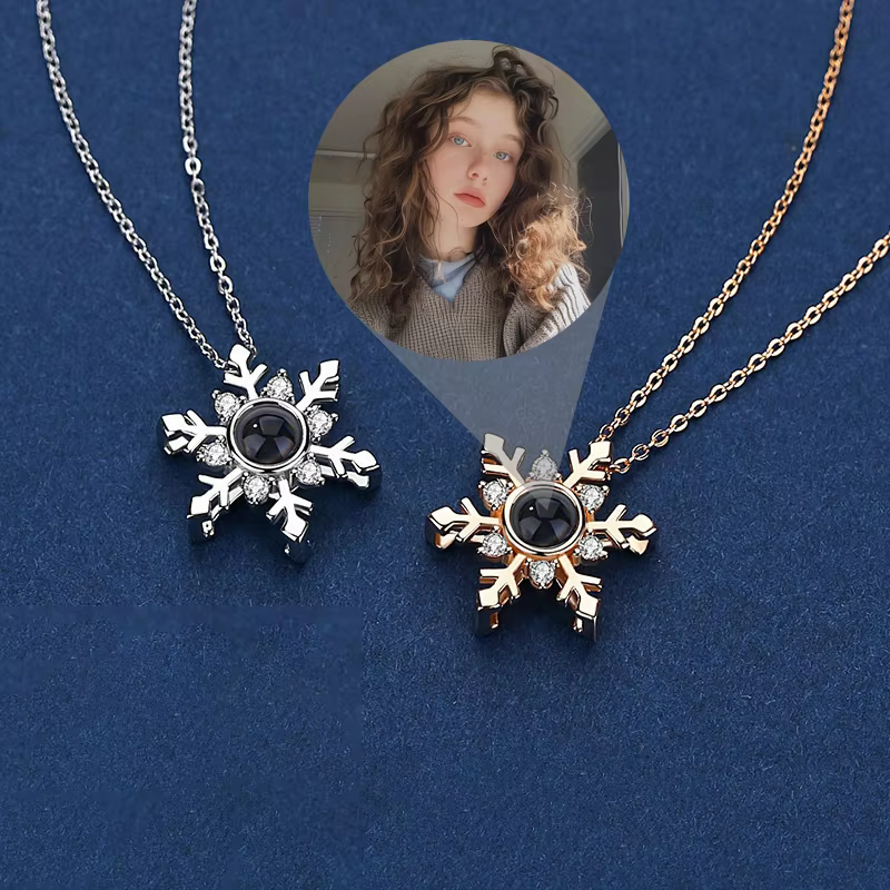 Collier de Projection de photos en couleur personnalisée