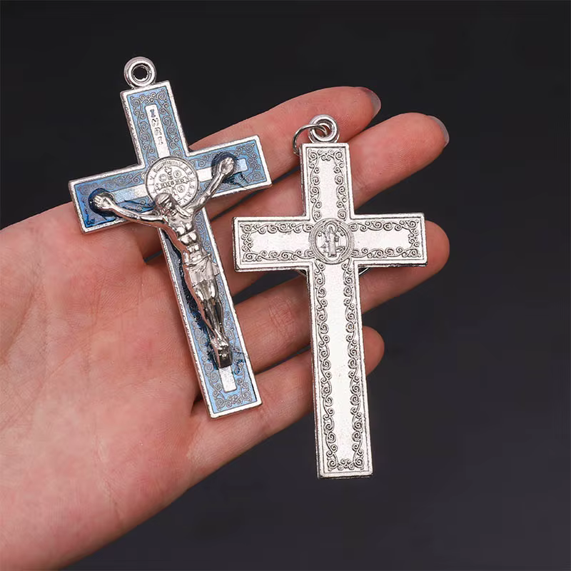 Nouvelle croix religieuse bijoux chrétiens pendentif
