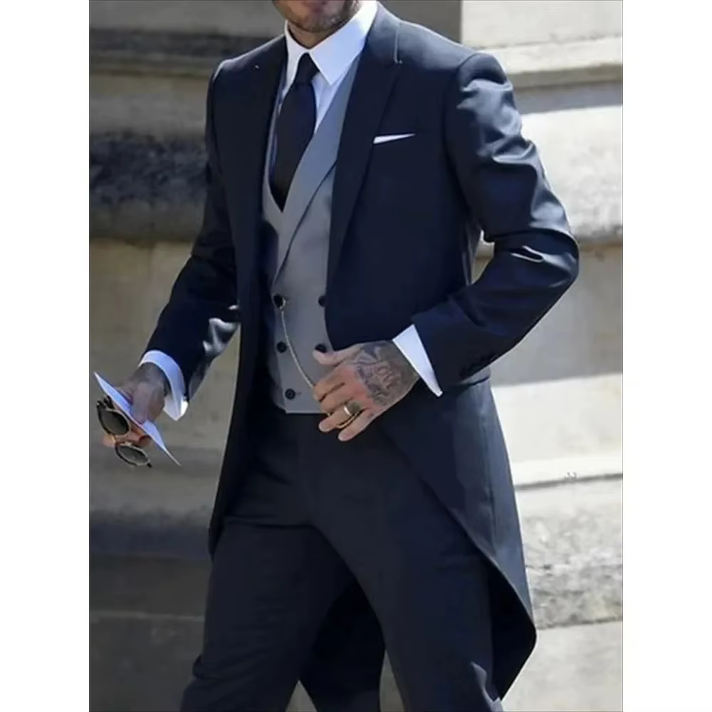 Manteau de queue élégant pour hommes
