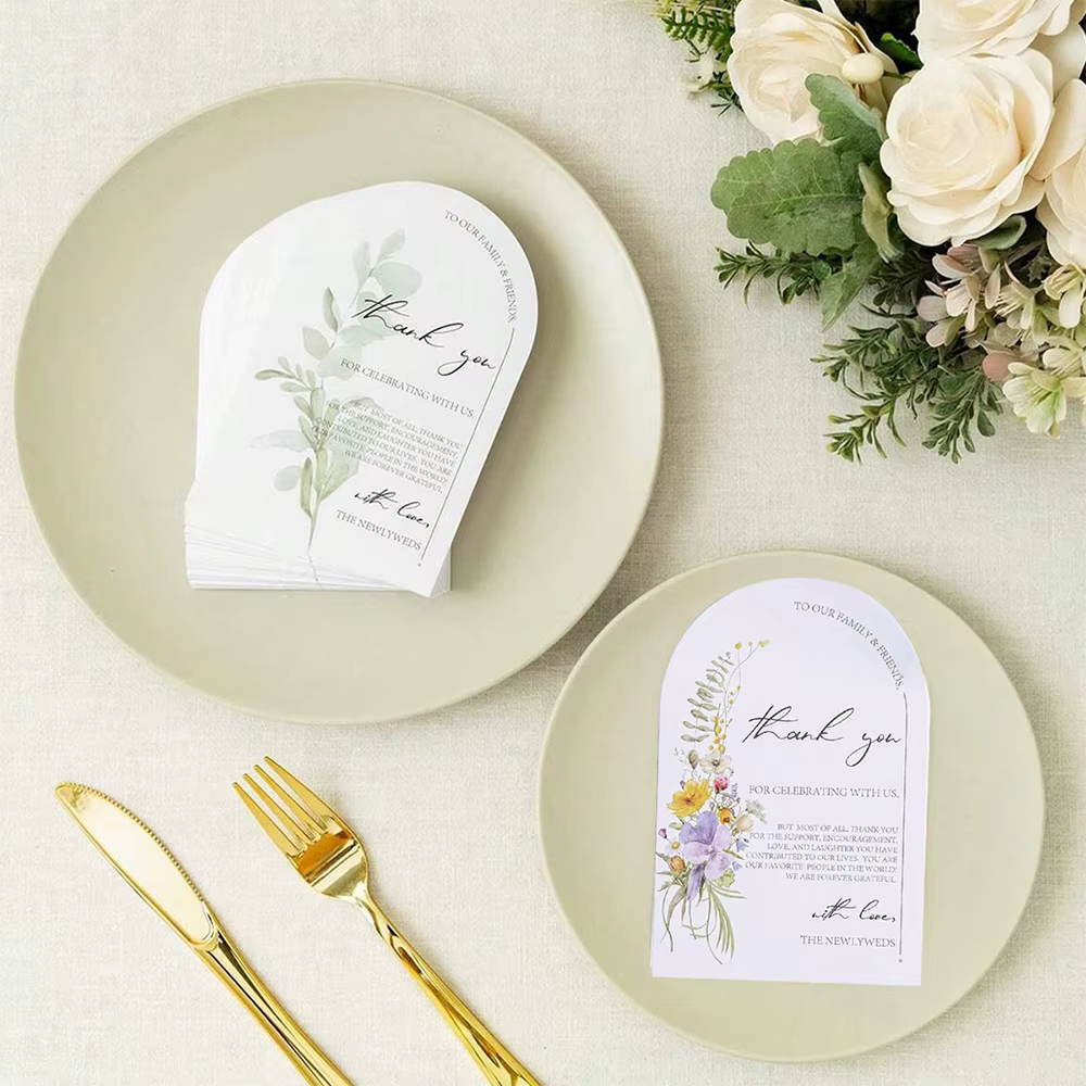 Cartes de remerciement florales