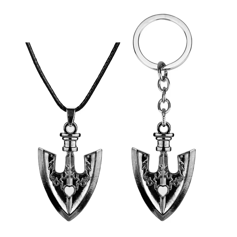 Anime JOJOS BIZARRE aventure colliers Kujo Jotaro flèche métal pendentif chaîne tour de cou porte-clés charme cadeaux bijoux Collares