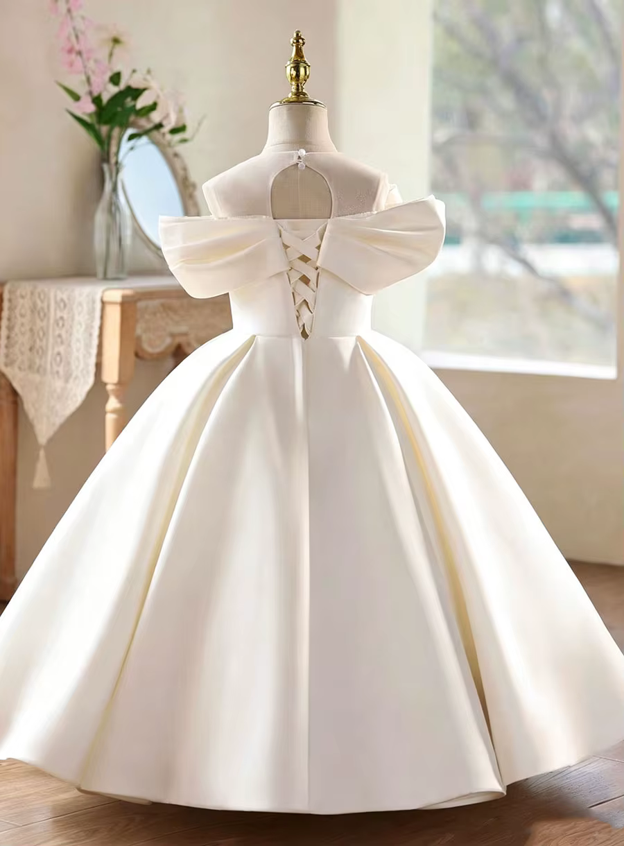 Robe de demoiselle d'honneur blanche Dreamy Vow D336