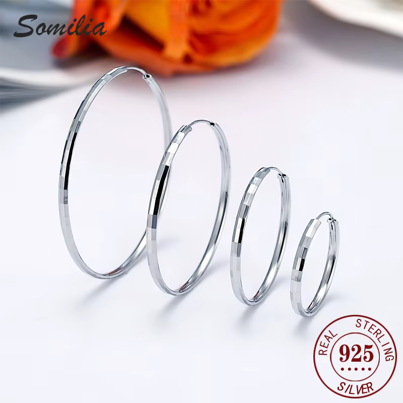SOMILIA – bague ronde en argent sterling 100% 925
