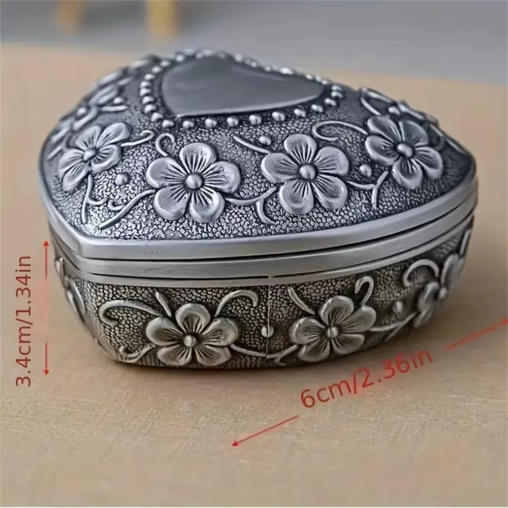 Boîte à bijoux en forme de cœur