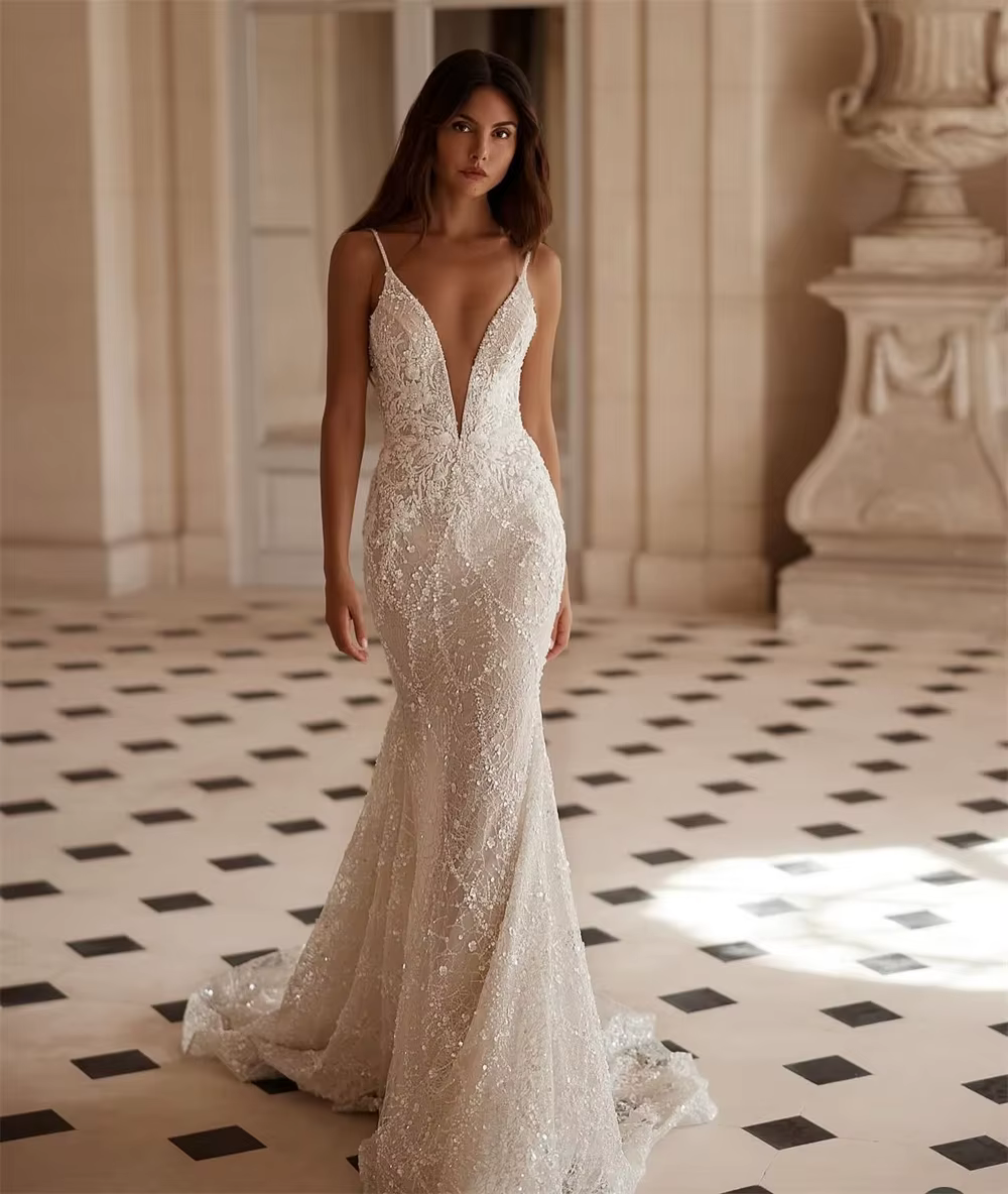 Robe De mariée en Organza ivoire