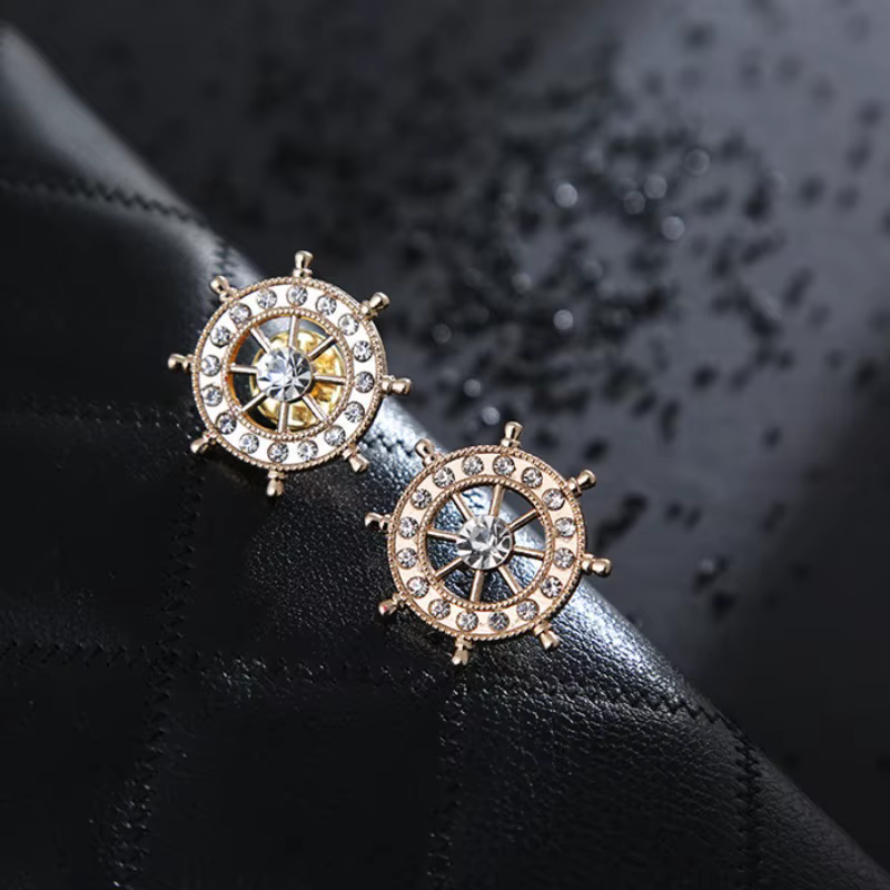 Broche de gouvernail style marine en alliage