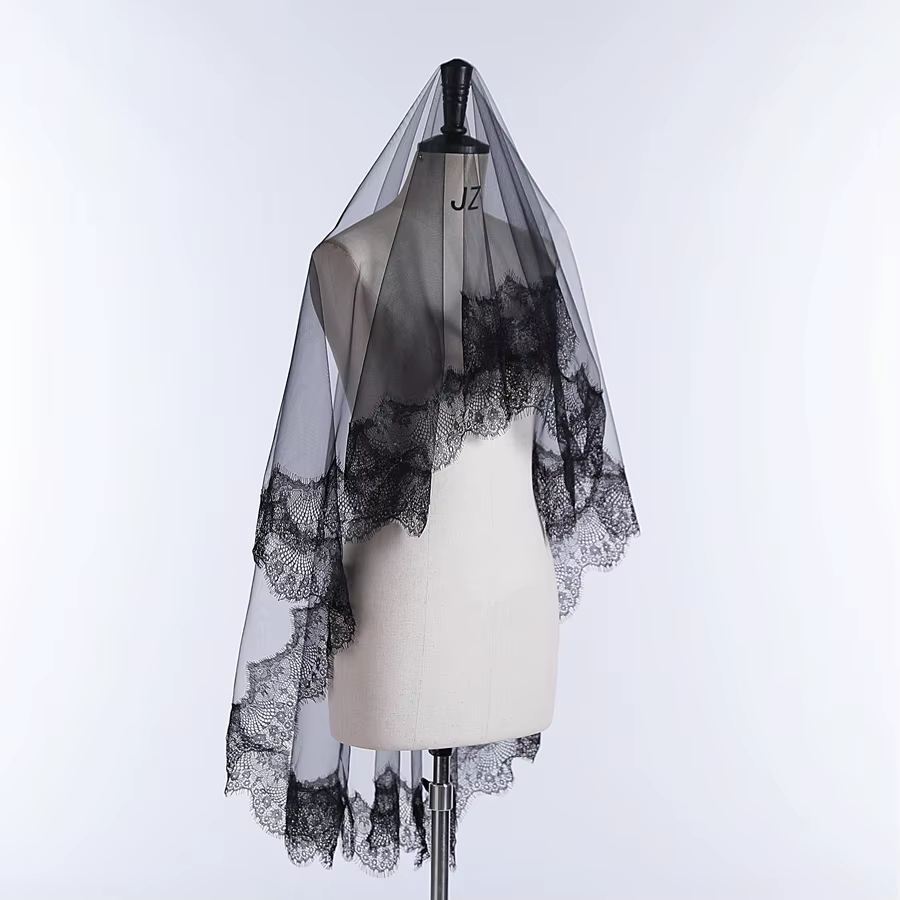 Nouveauté Voiles de mariée monocouche pour femme et fille
