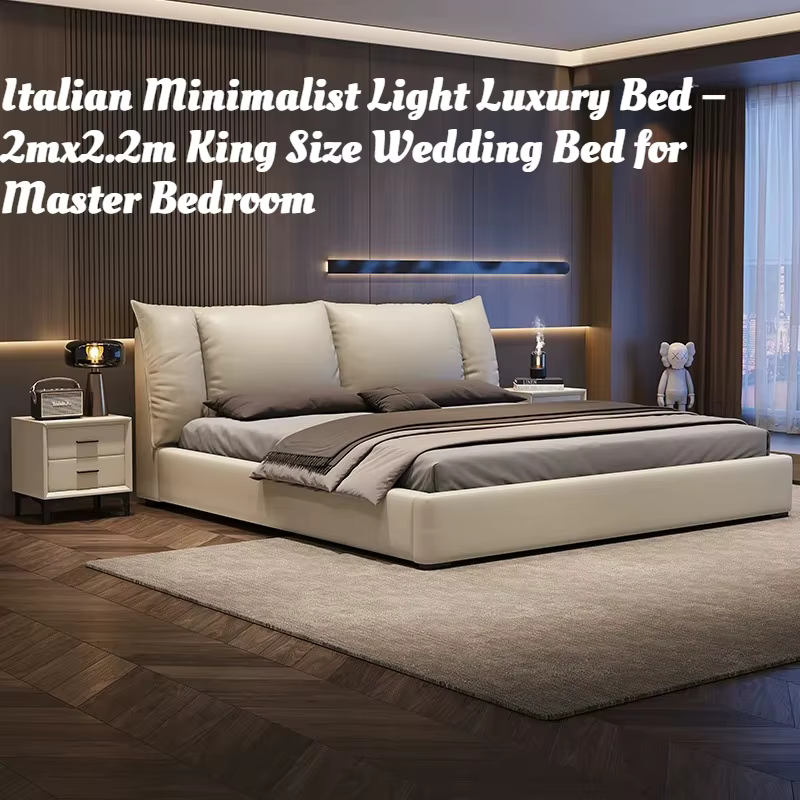Lit de mariage design minimaliste