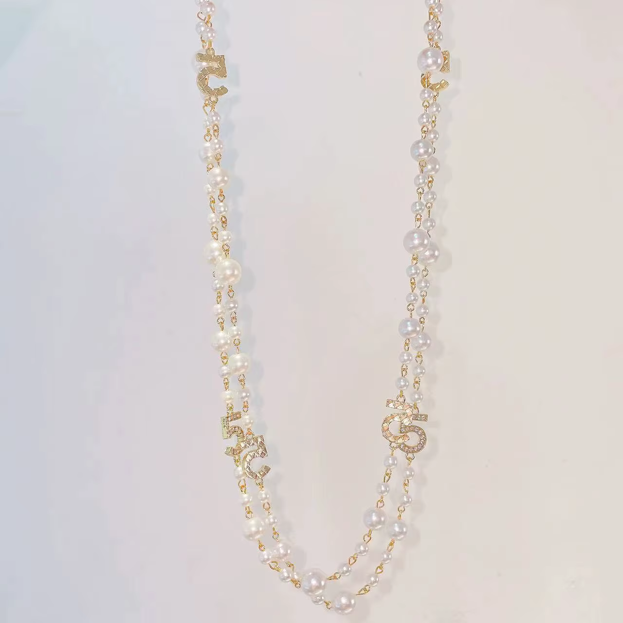 Collier Long en chaîne de pull de perles pour femmes, bijoux élégants, cadeau