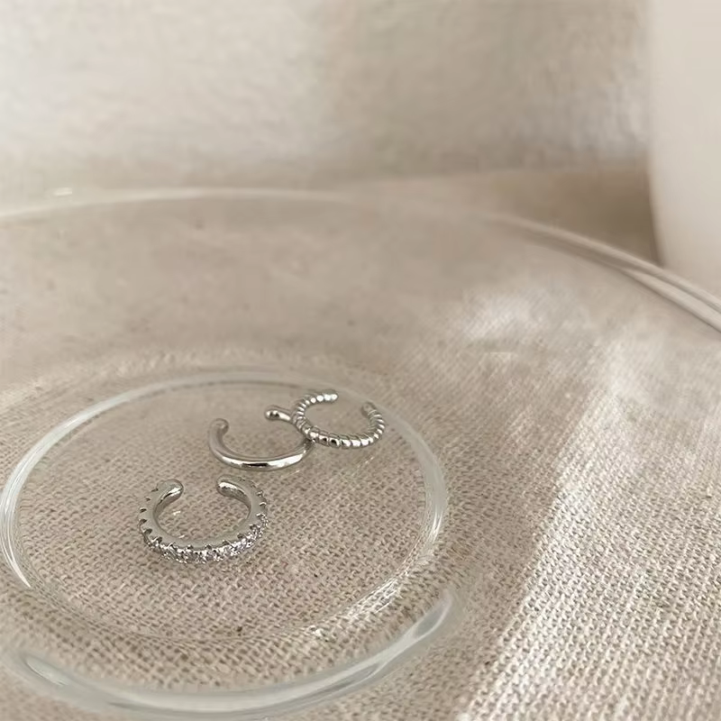 LATS Clips boucles d'oreilles pour femmes unisexe minimaliste mode Cartilage cerceau