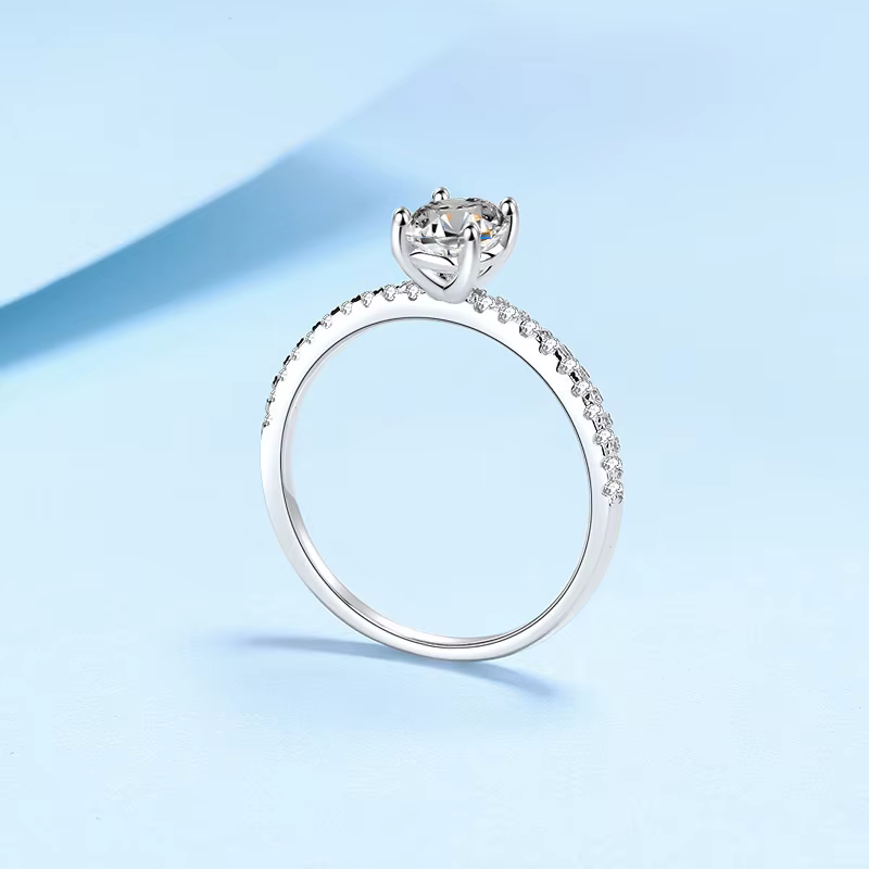 Bague en argent sterling BR S925 pour femmes