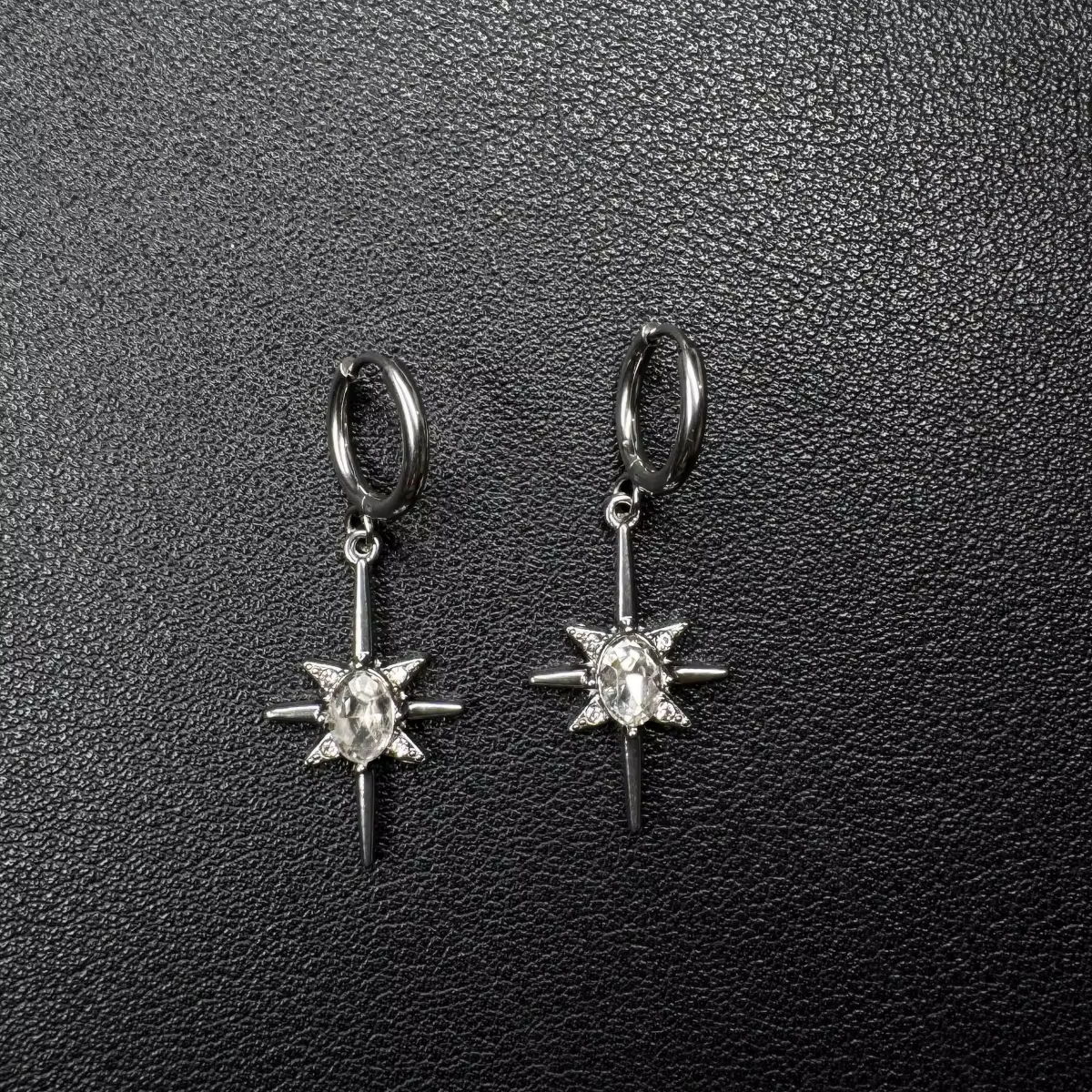 Boucles d'oreilles créoles Y2K en acier inoxydable