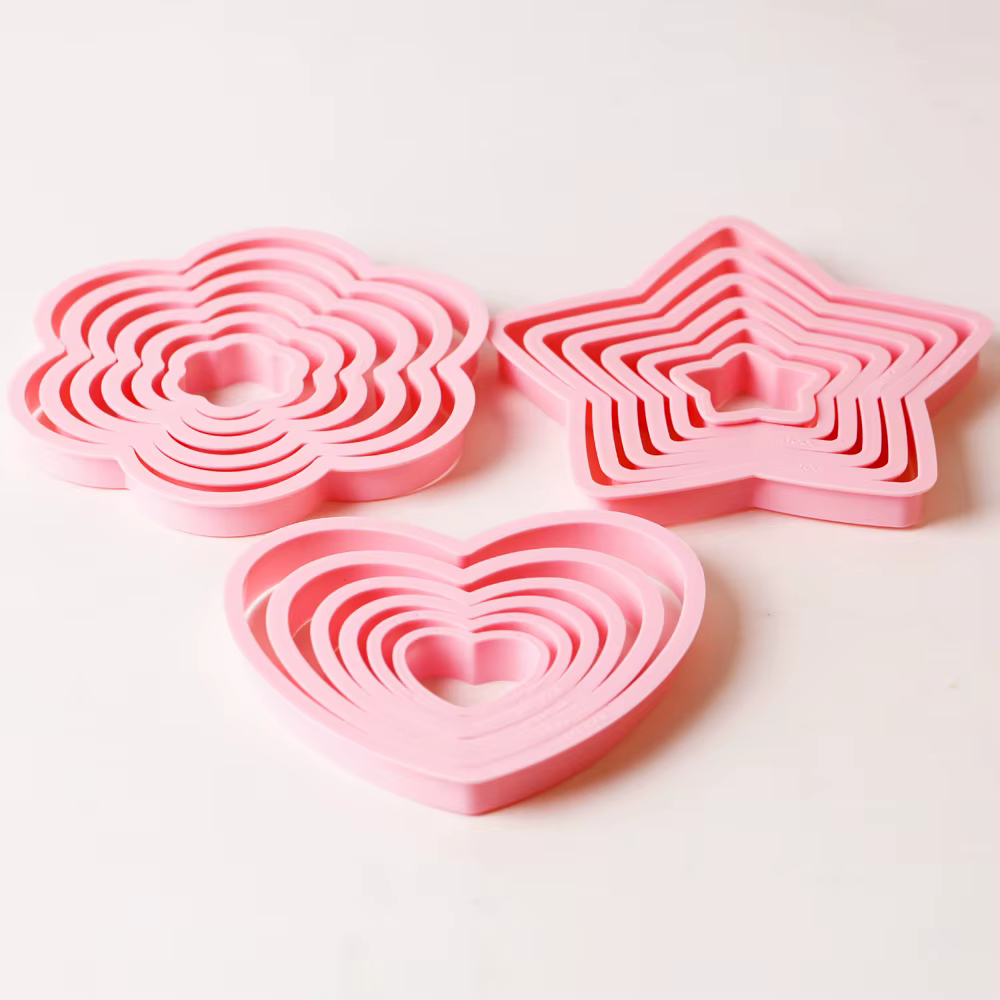 1 ensemble/3 ensembles rose coeur étoile fleur Cookie Biscuit Cutter pochoir moules cuisine outils de cuisson ensemble