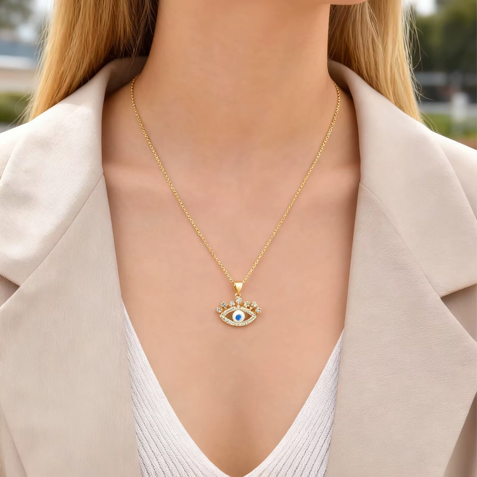 Ensemble de bijoux en zircon de luxe délicat