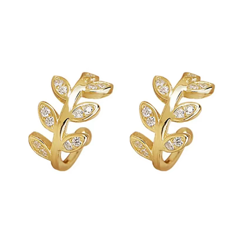 Manchette d'oreille en argent regardé 925 pour femme