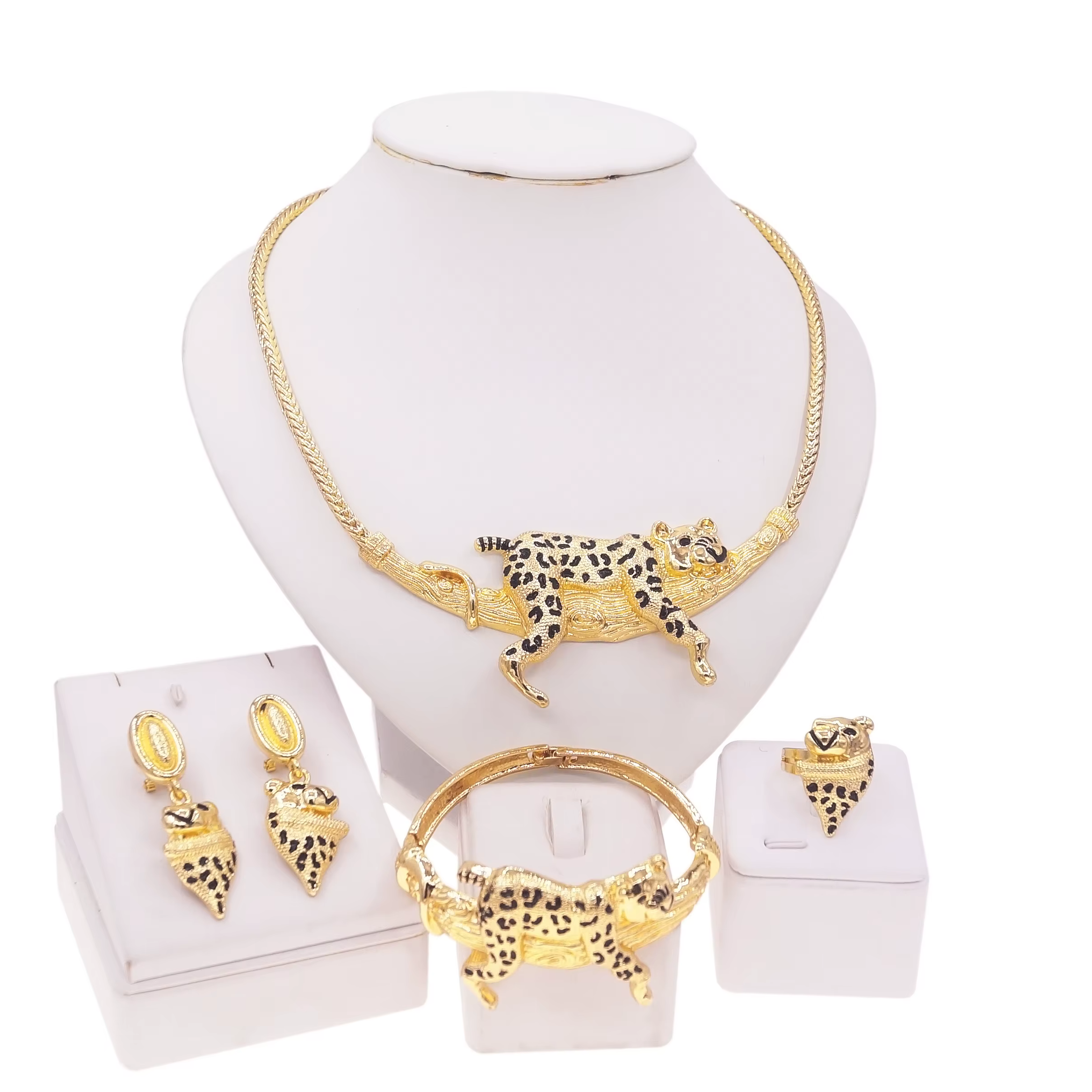 Ensemble de bijoux pour femmes de Dubaï : collier
