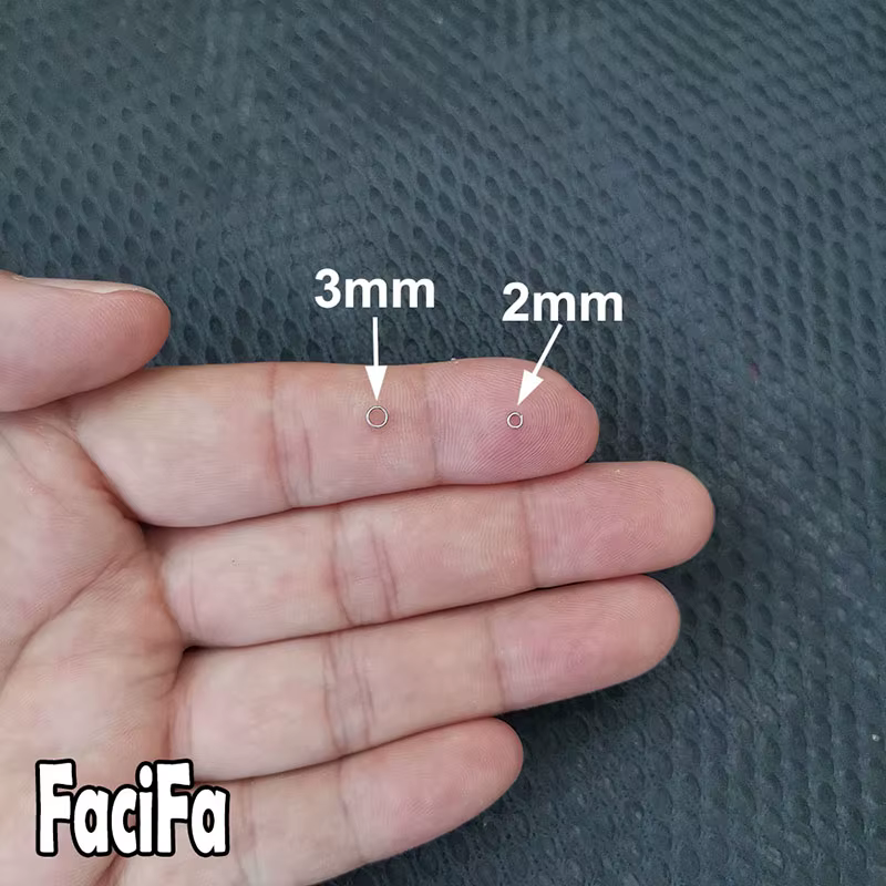 Anneau fendu en acier inoxydable