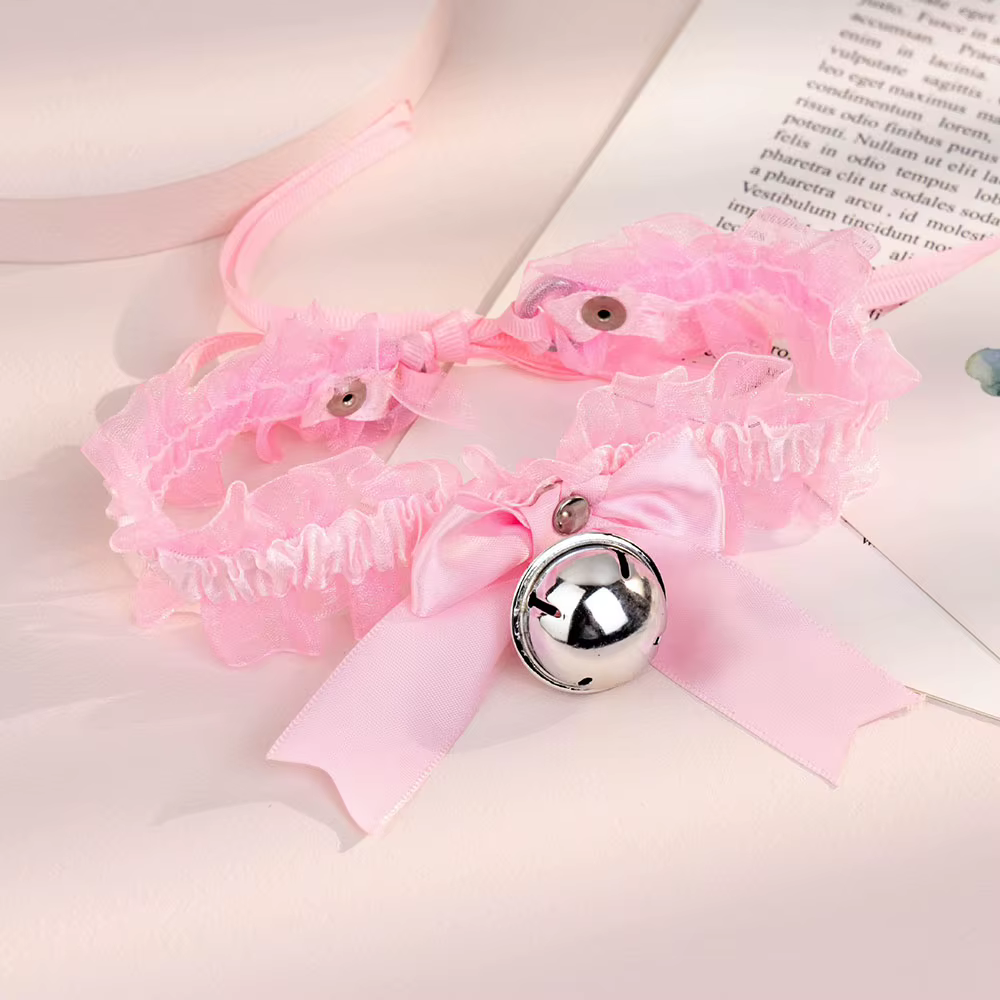 Collier gothique en velours pour fille
